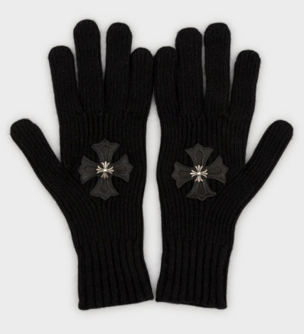 Chrome Hearts: Patched Cashmere Gloves (2023)
