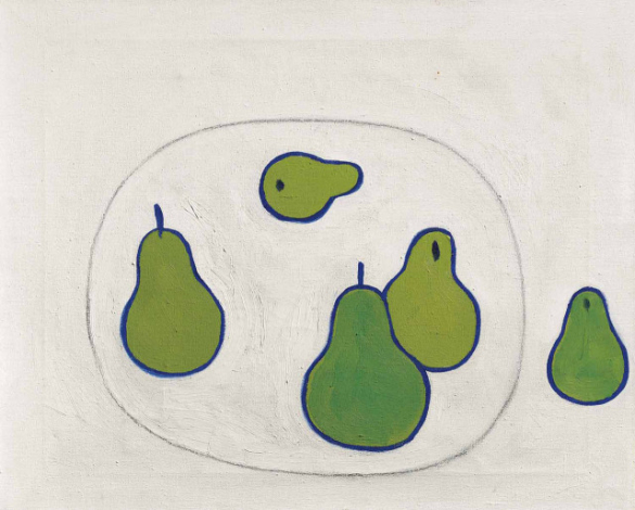 William Scott Still Life, Pears 1977
