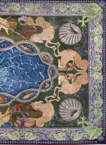Tapis années 60. Commande de l'Etat. Mobilier National.